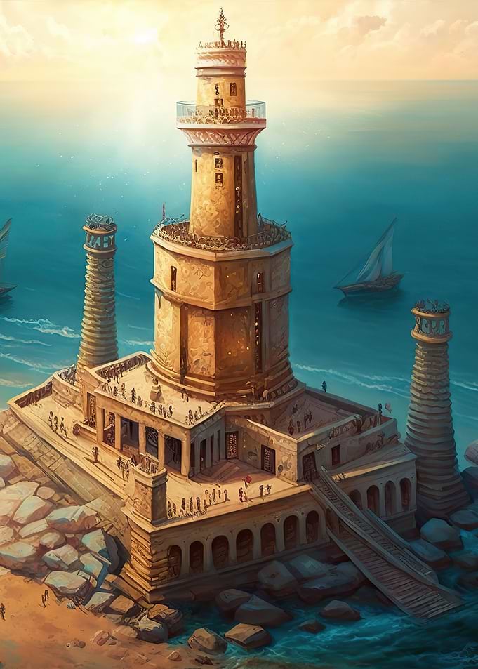 lighthouse of Alexandria