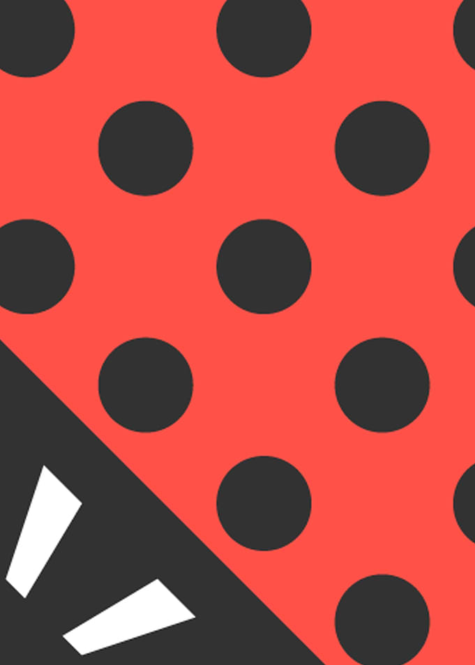 ladybug abstract