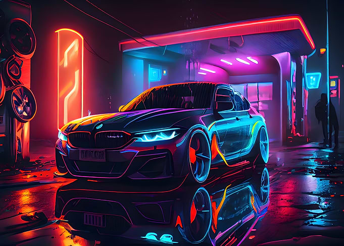 BMW M4 Neon