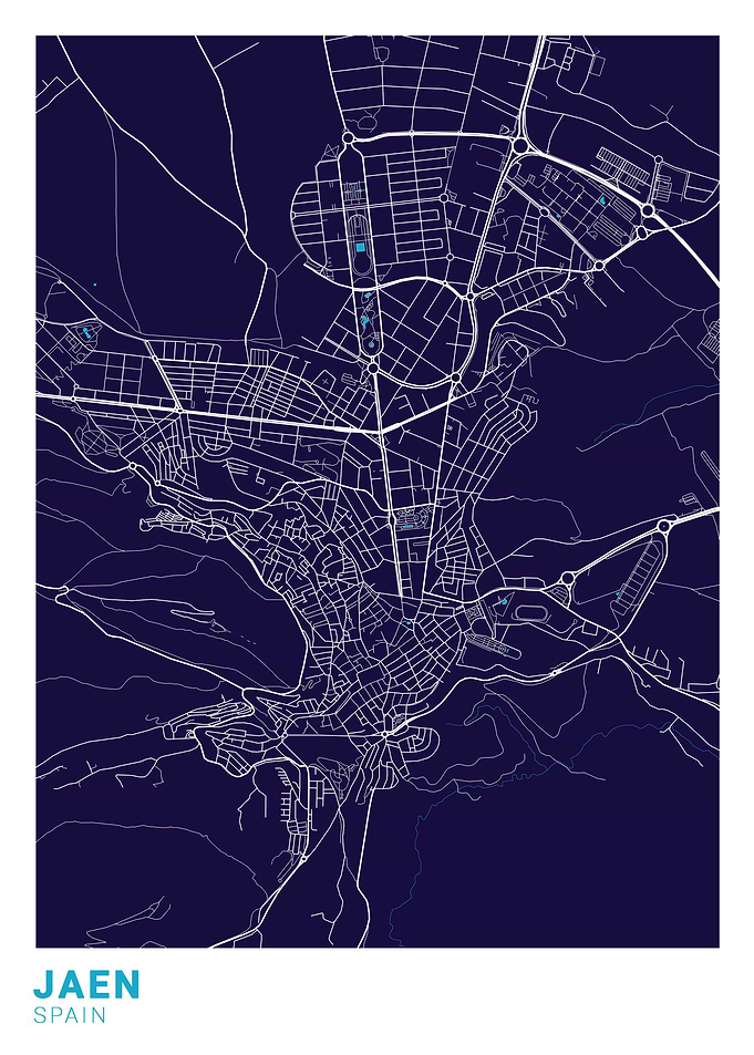 Jaen City Map