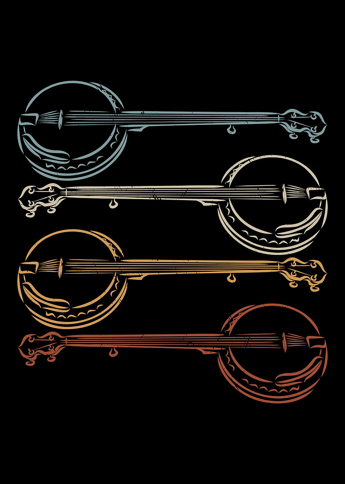 Vintage Banjos Retro