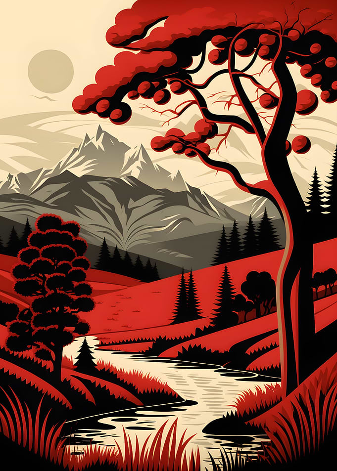 Awesome Landscape Vintage