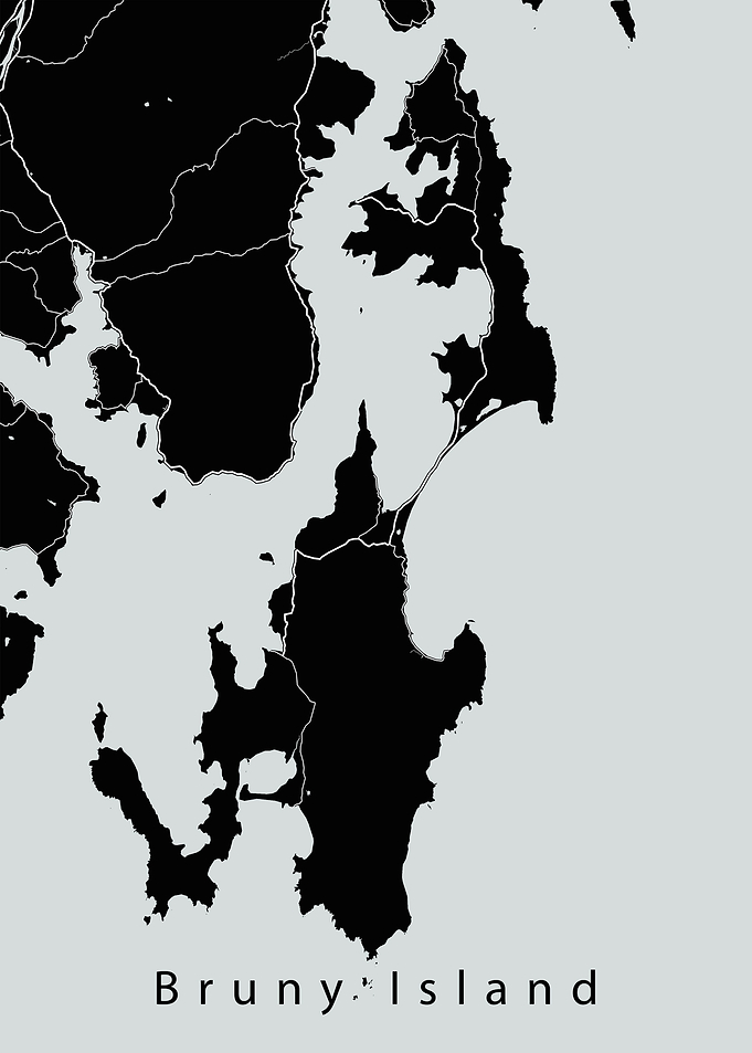 Bruny Island Map