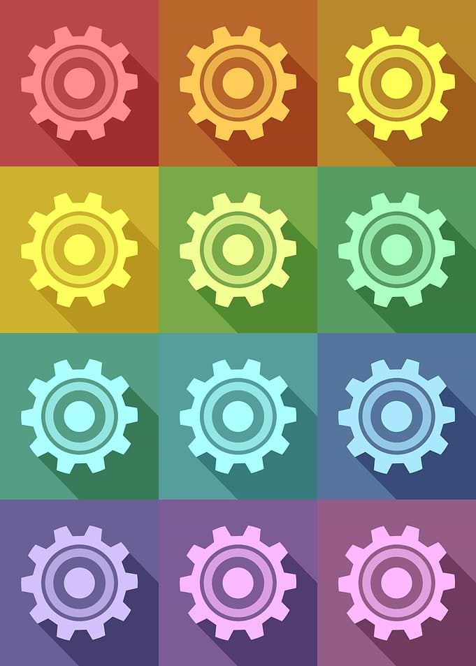 Engineer Gears Pop Art