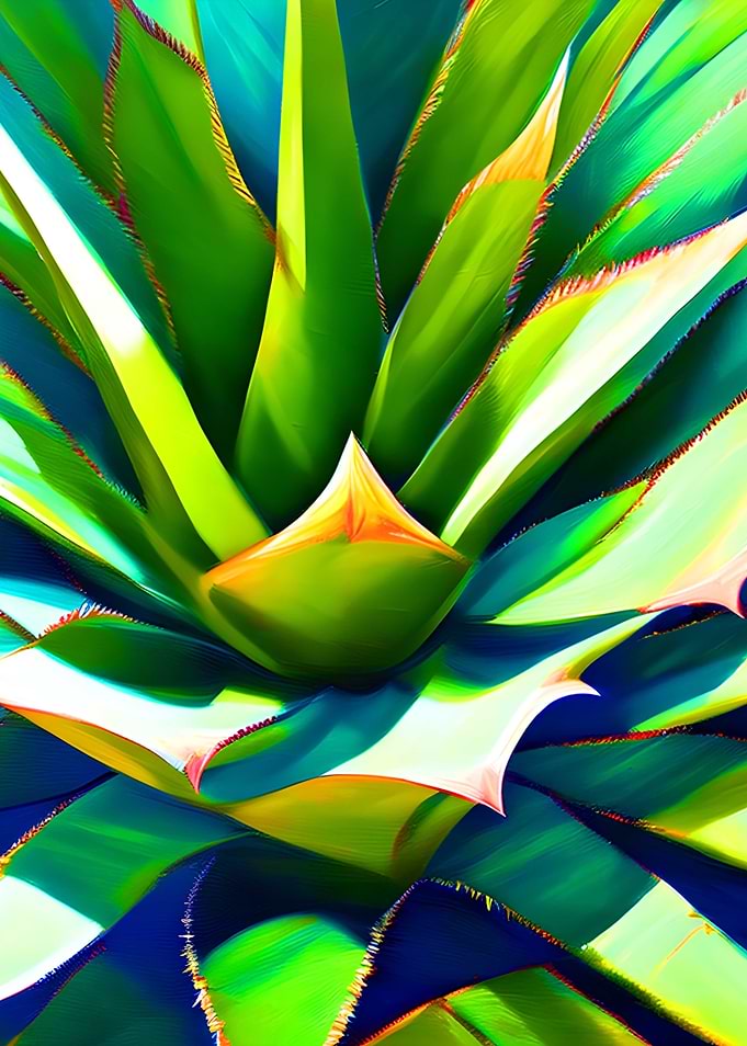 A close up Agave plant