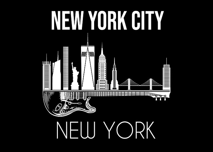 New York City Guitar Gift