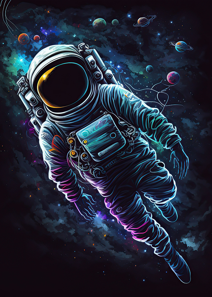 Astronaut in space