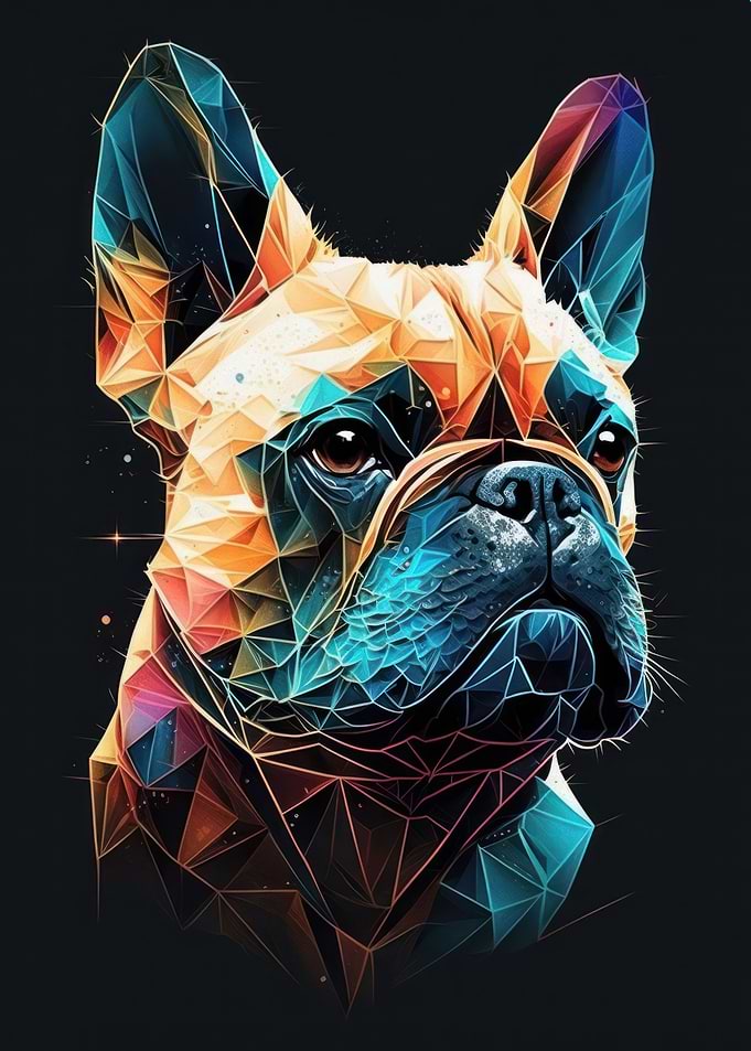 Geometric French Bulldog