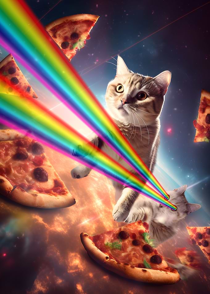 Space Pizza Cats