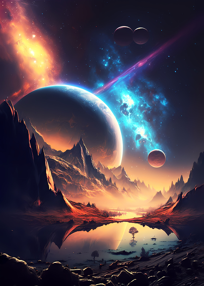 Galactic Realm Landscape