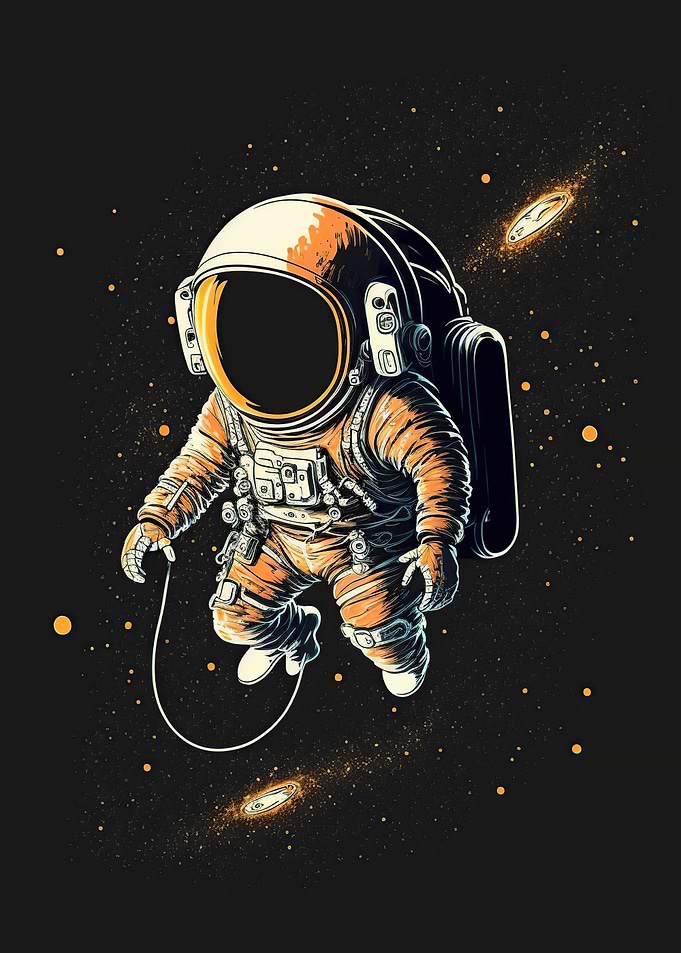 Astronaut in space