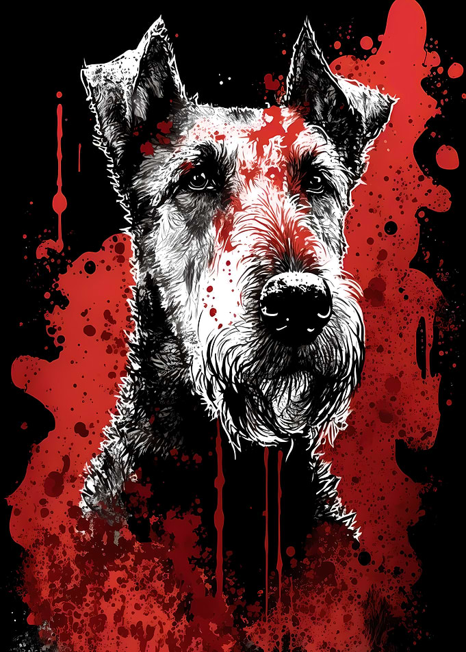 Airedale Terrier Portrait