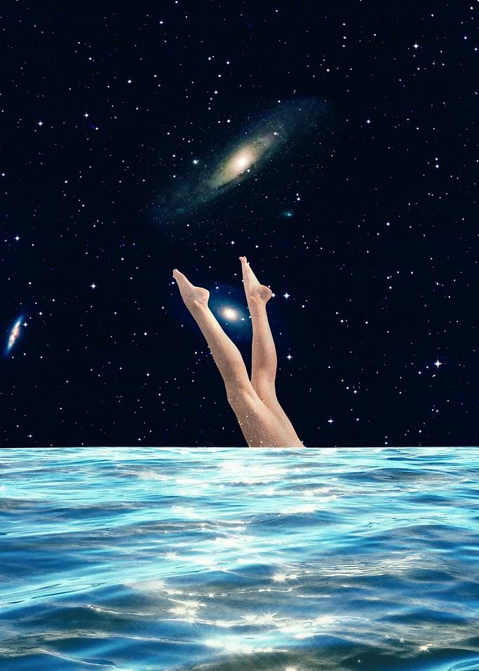 Swimming in space