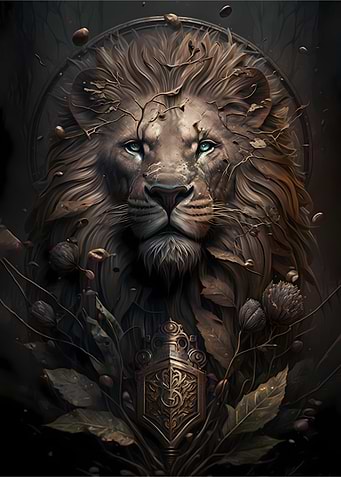 Wooden Lion