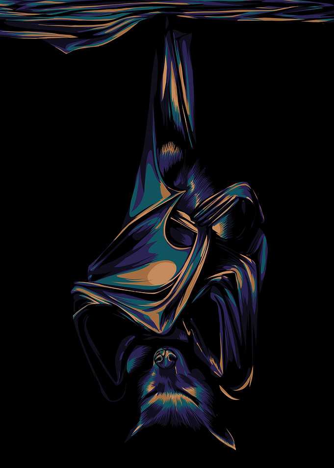 bat pop art