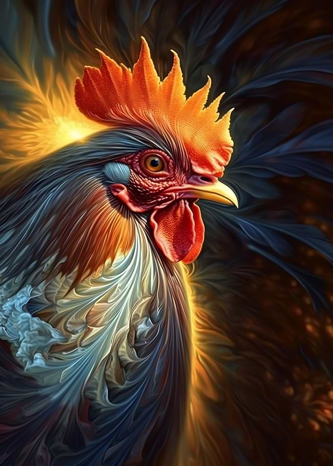 Abstract Rooster