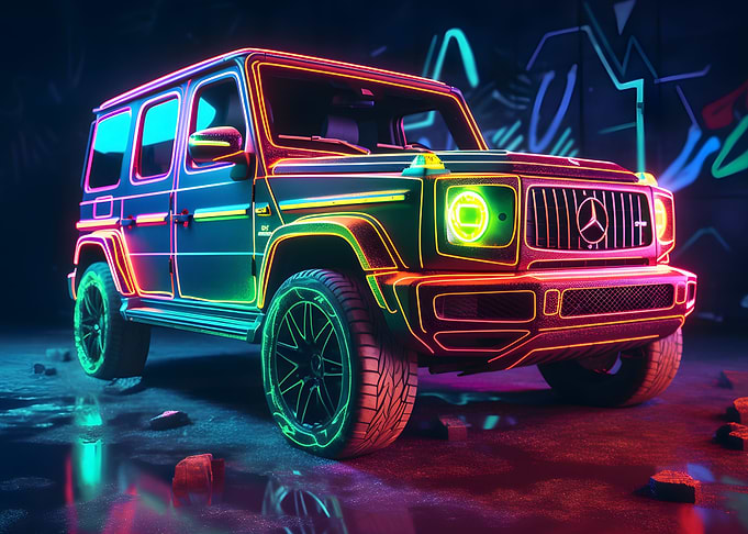 Mercedes G Class Neon