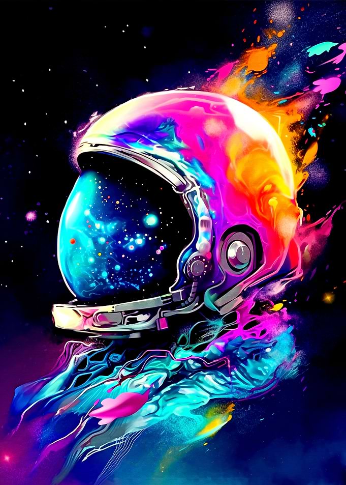Colorful Astronaut