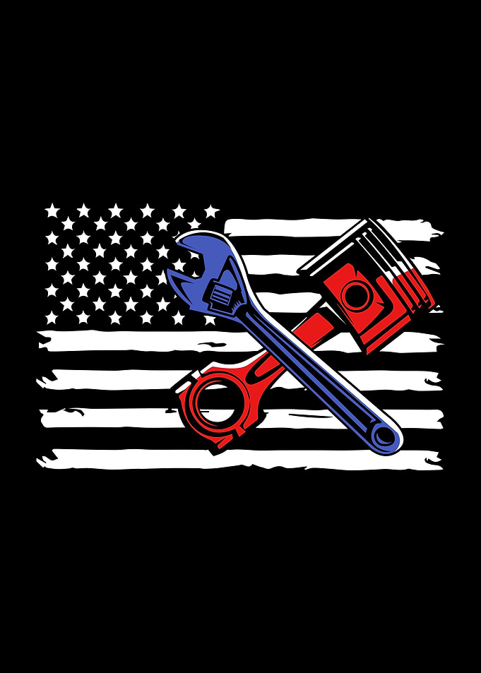 Car Guy US Flag