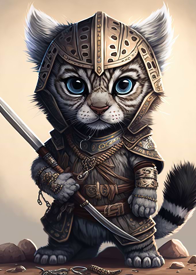 Cat Warrior Chibi