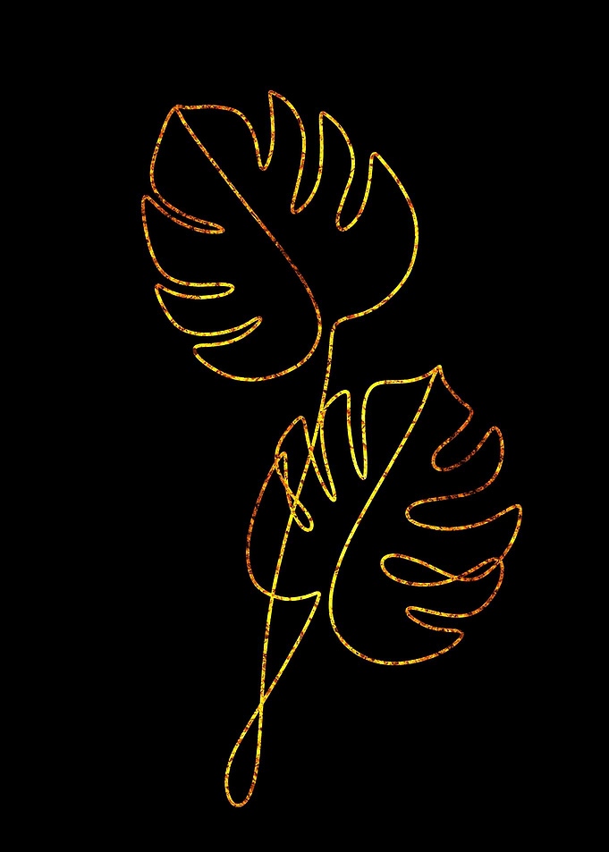 Nature Burning Gold