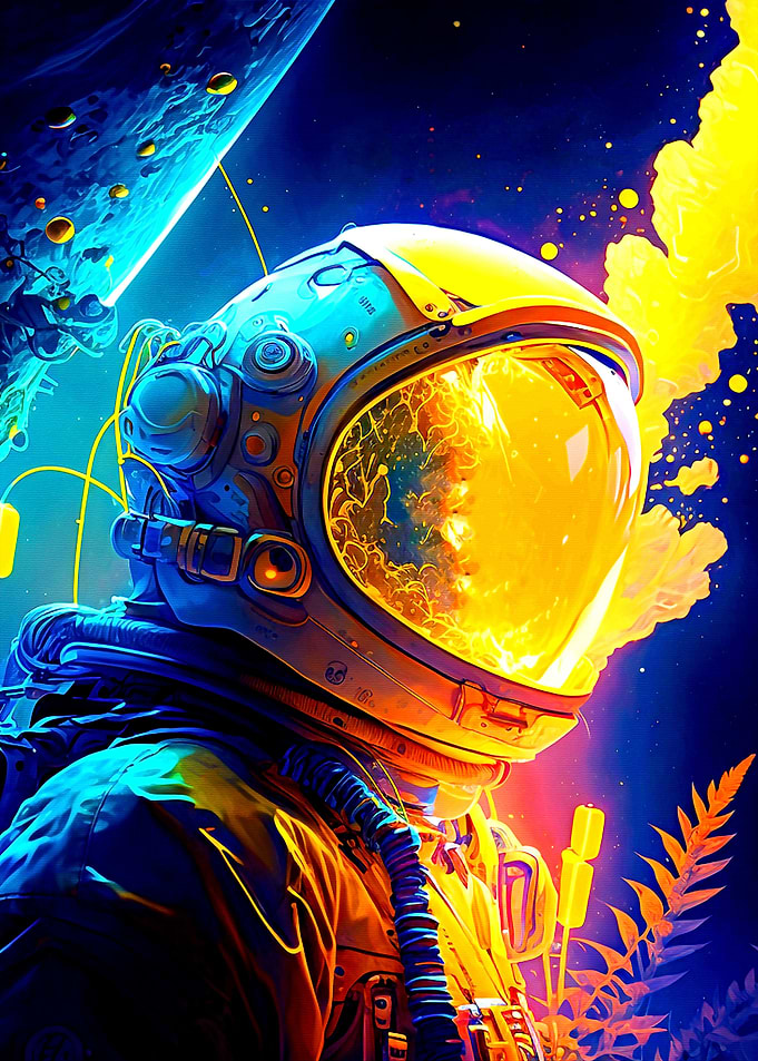 Colorful Astronaut
