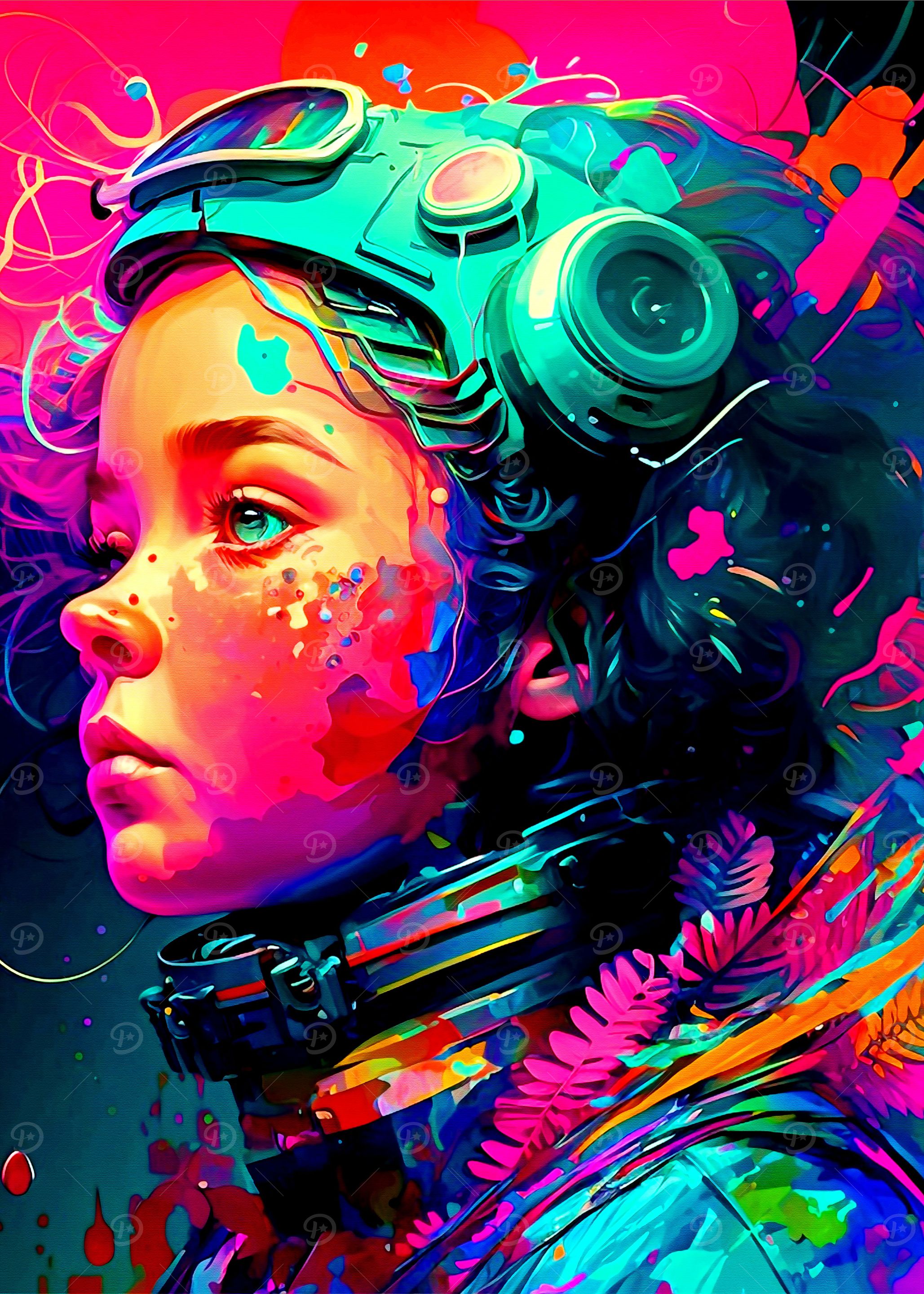 Colorful Astronaut