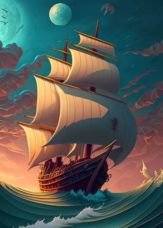 boat sunset
