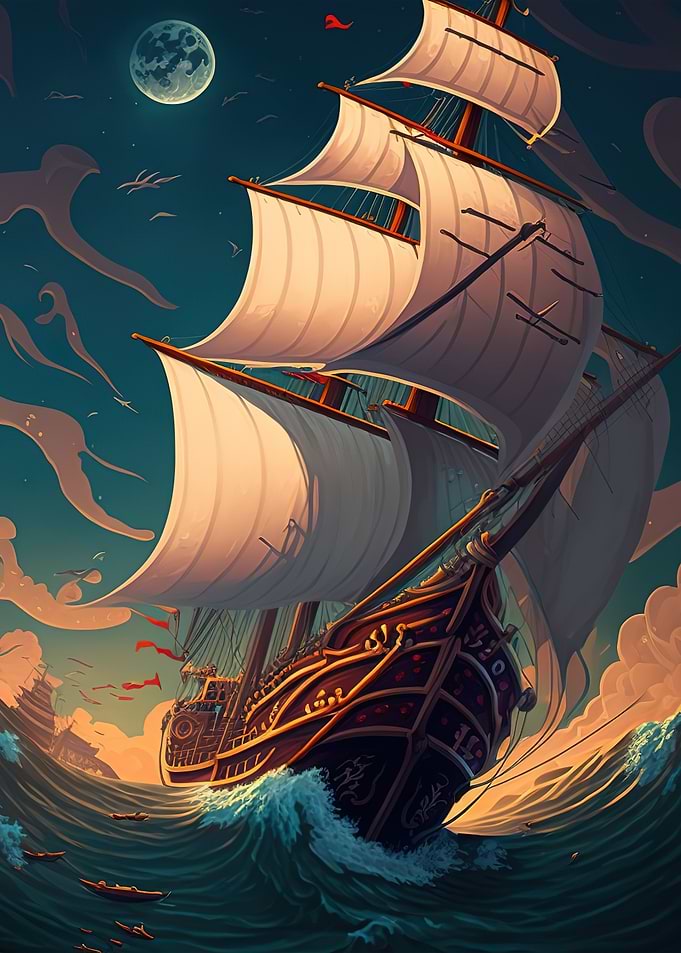 boat sunset