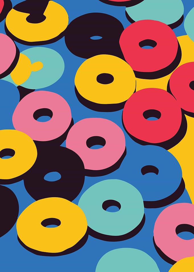 Pop Art Donuts