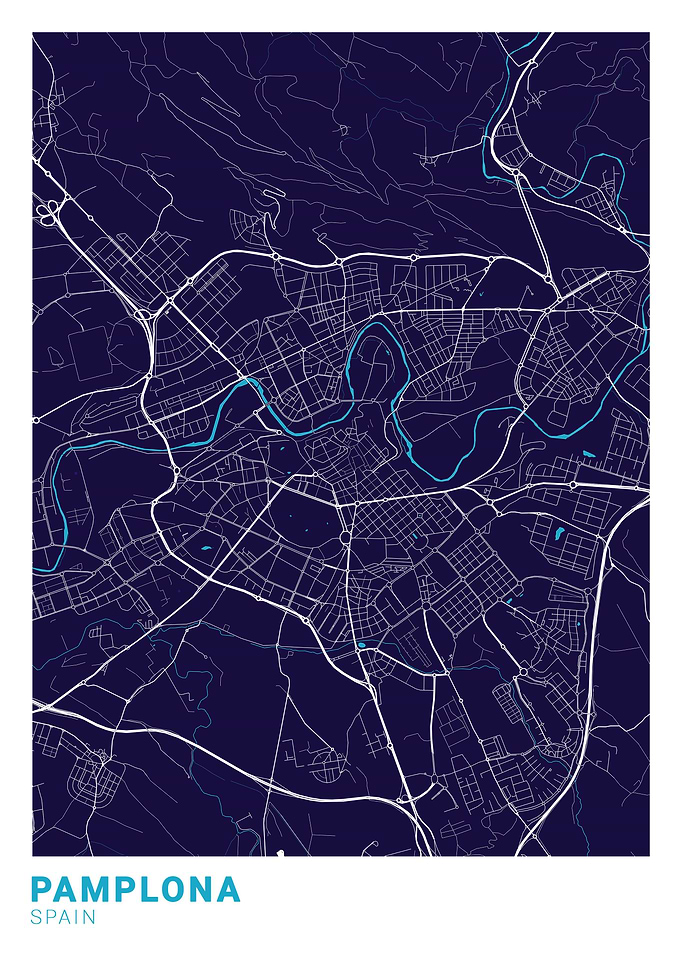 Pamplona City Map