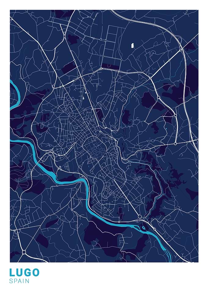 Lugo City Map