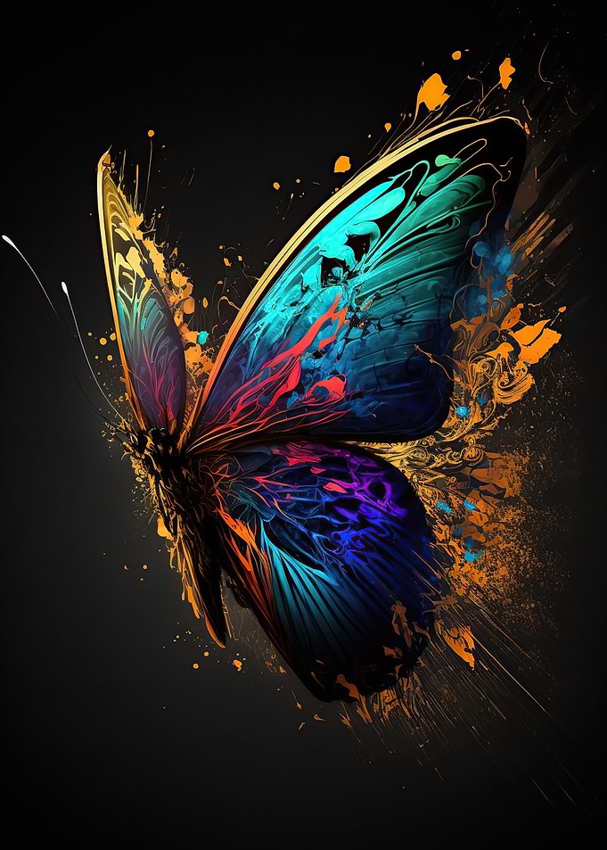 Colorful butterfly