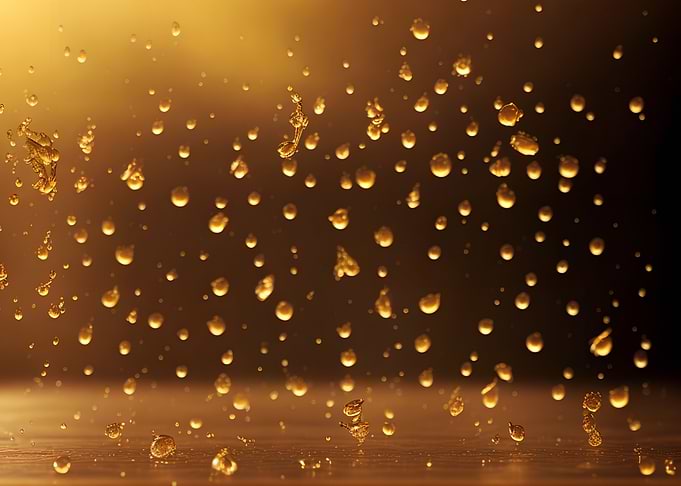 Honey raining drops drople
