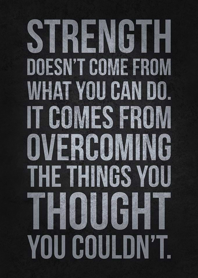 Where Strength Comes From