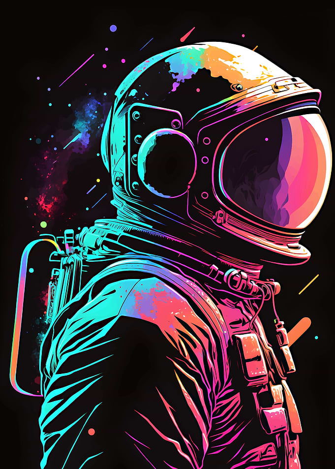 Astonaut abstract
