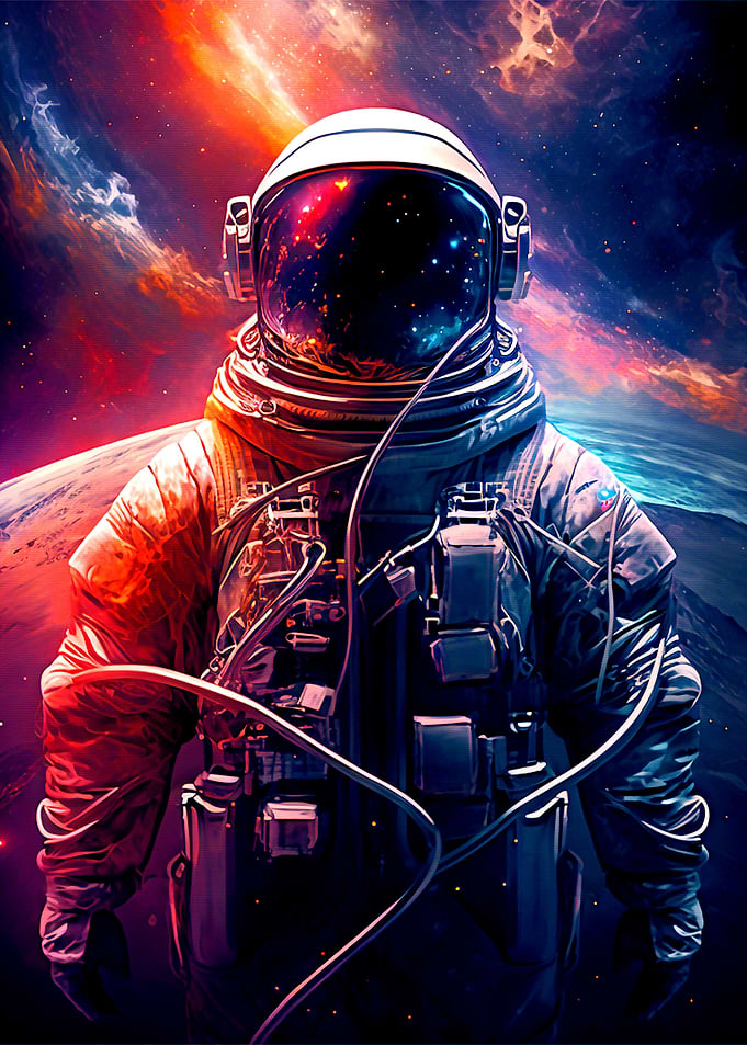 Colorful Astronaut