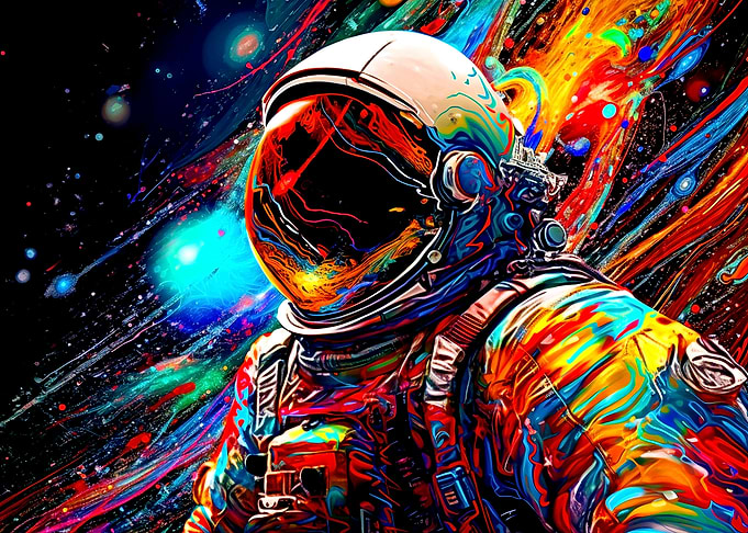 Colorful Astronaut