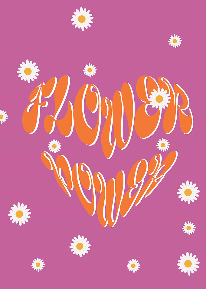 good vibes flower power