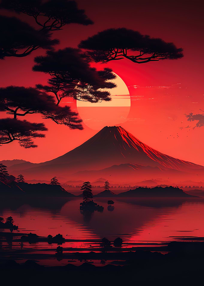 Beautiful Japan Sunset