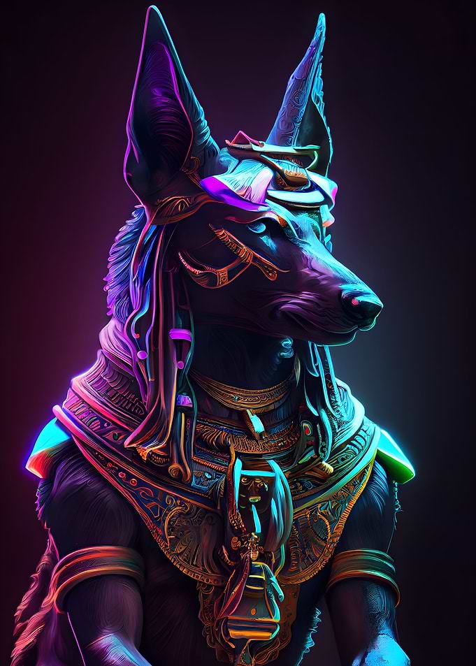 Neon Anubis