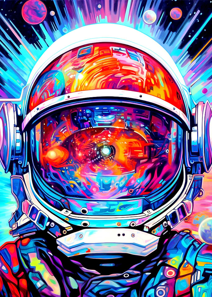 Colorful Astronaut