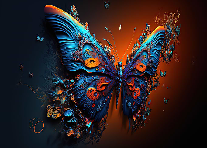 Colorful butterfly