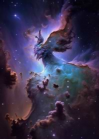 Abstract Nebula Dragon III