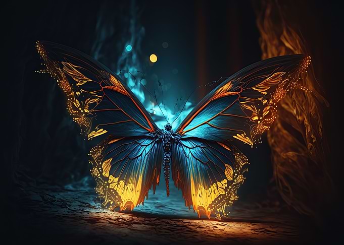 Colorful butterfly