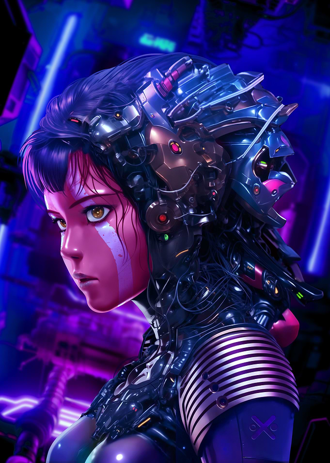Female Android Portrait