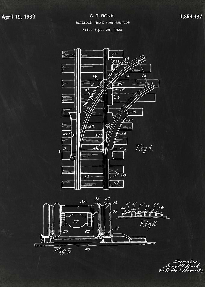 Railroad Track patent