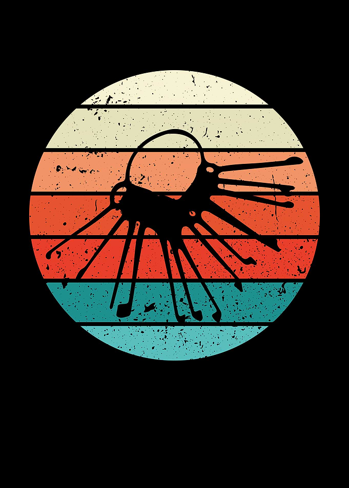 Lock picking tools sunset