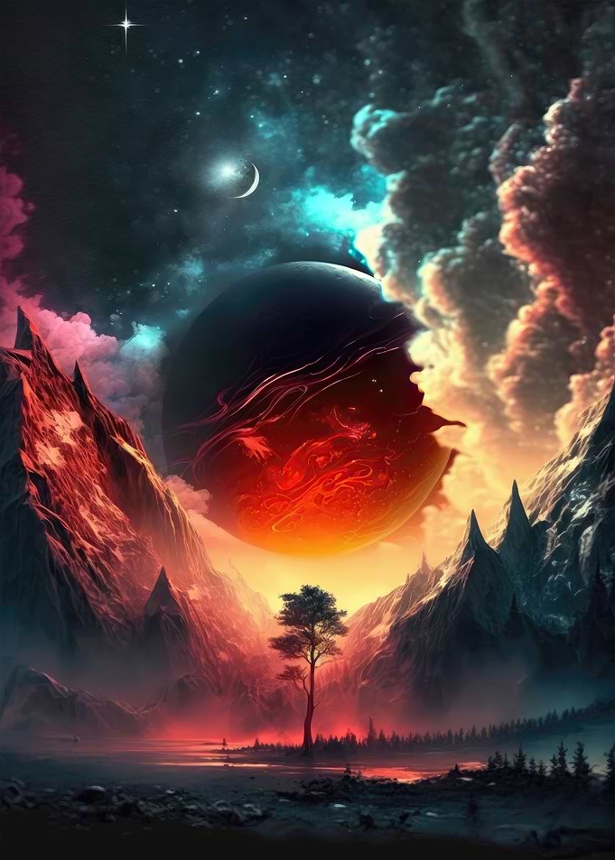 Fantasy landscape