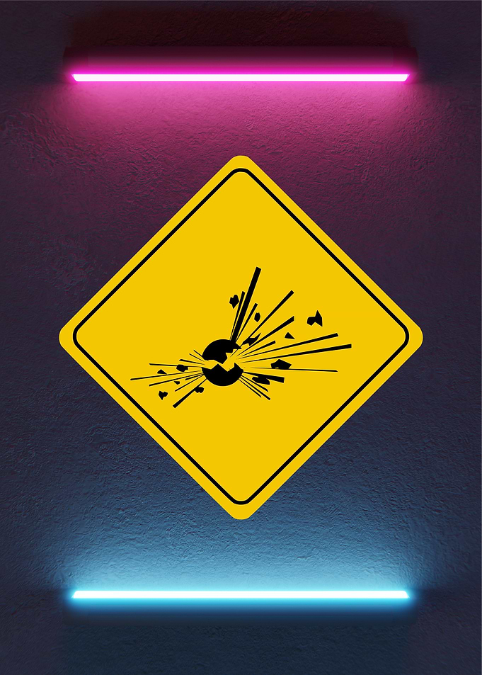 Explosion Warning Symbol